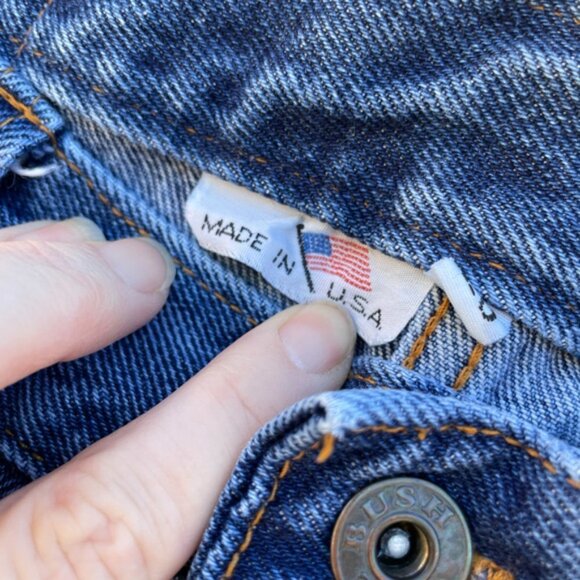 J Bush Hollywood Creations Upcycled Vintage Levis Capri Jeans Sz 26 - Picture 4 of 8